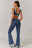 The Stamina Sports Bra Flared Leggings 2-Piece Set