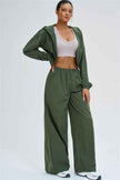 The Svelte UV protection Crop Hoodie Sweatpants 2-Piece Set