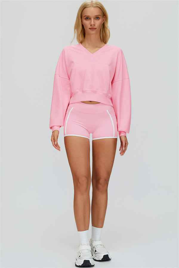 The Whisper V-Neck Hoodie