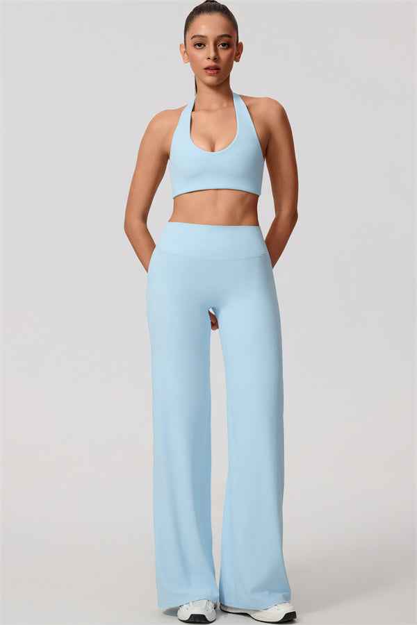 The Nestle Sports Bra Straight Leg Pants 2-Piece Set