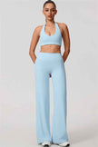 The Nestle Sports Bra Straight Leg Pants 2-Piece Set
