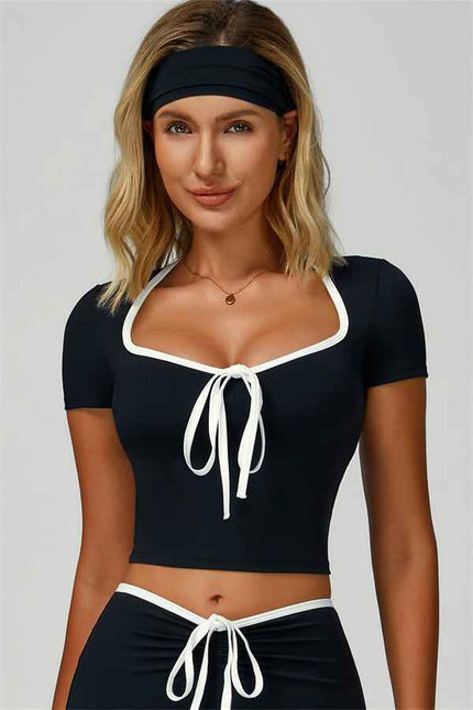 The Skyline Tie Top