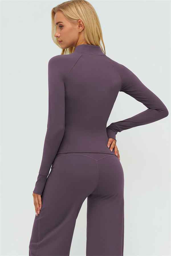 The Twirl Zip Jacket Sports Bra New Straight Leg Pants 3-Piece Set