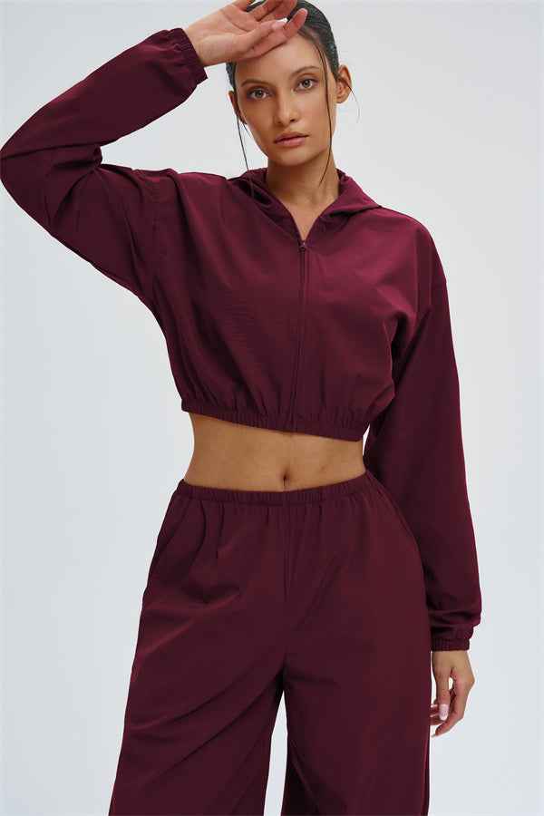 The Svelte UV protection Crop Hoodie