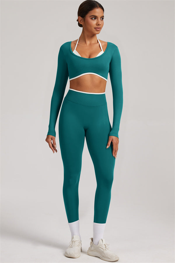 The Elevate Long Sleeve Crop top