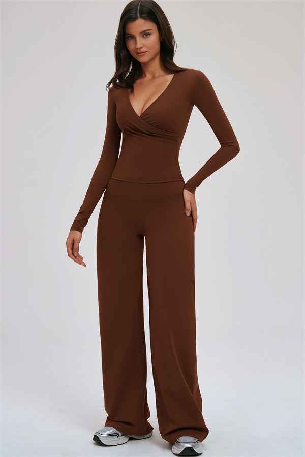 The Twirl Long Sleeve T-shirt New Straight Leg Pants 2-Piece Set