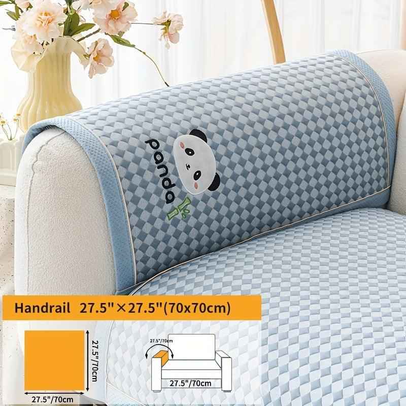 Waterproof Couch Cover, Non-Slip Panda Pattern Sofa Cover