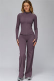 The FlexCore Pure Zip Jacket Flared Leggings 2-Piece Set