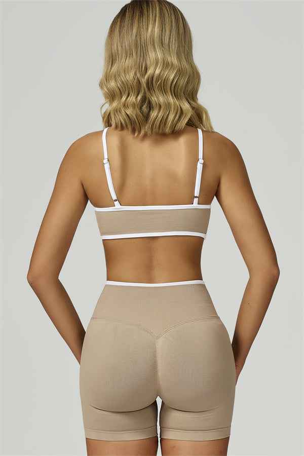 The Prime Line Sports Bra Shorts 2-Piece Set