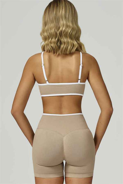 The Prime Line Sports Bra Shorts 2-Piece Set