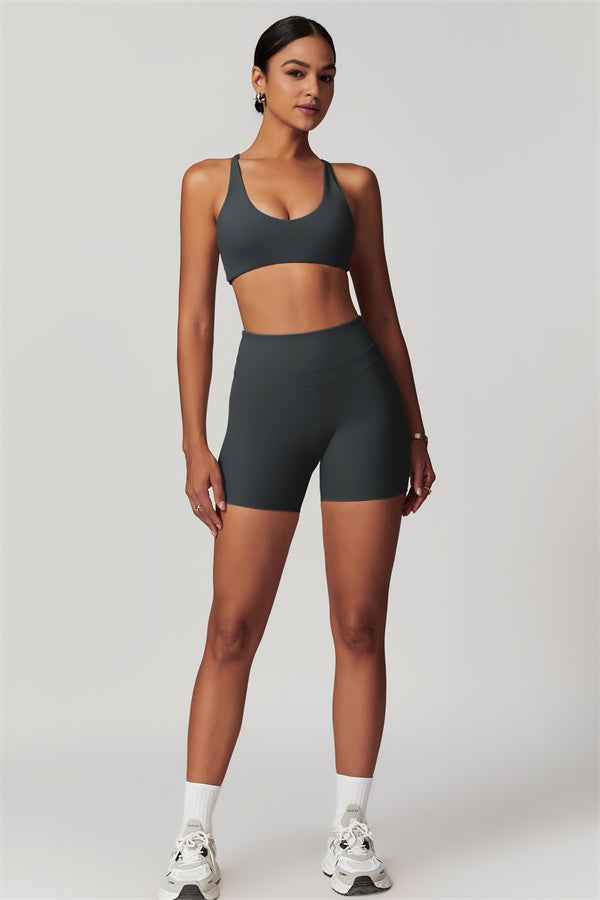 The Enigma Sports Bra Shorts 2-Piece Set