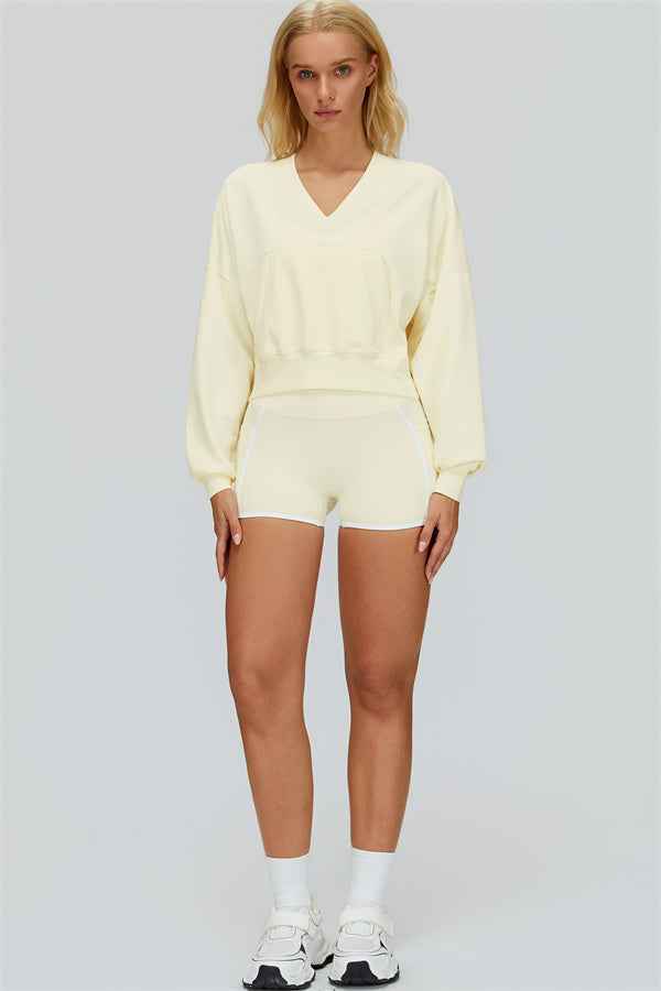 The Whisper V-Neck Hoodie