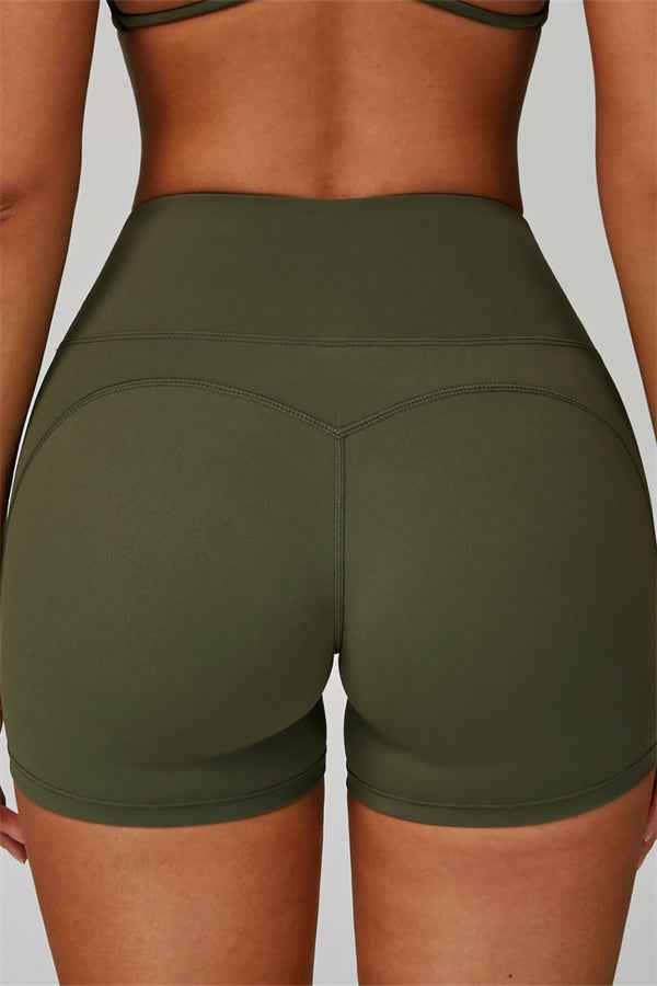 The Bold Cross Back Sports Bra Shorts 2-Piece Set