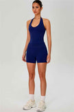 The Solid Halter Tank Top