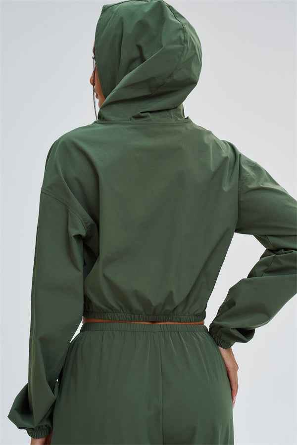 The Svelte UV protection Crop Hoodie