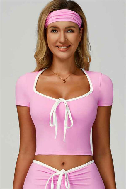 The Skyline Tie Top