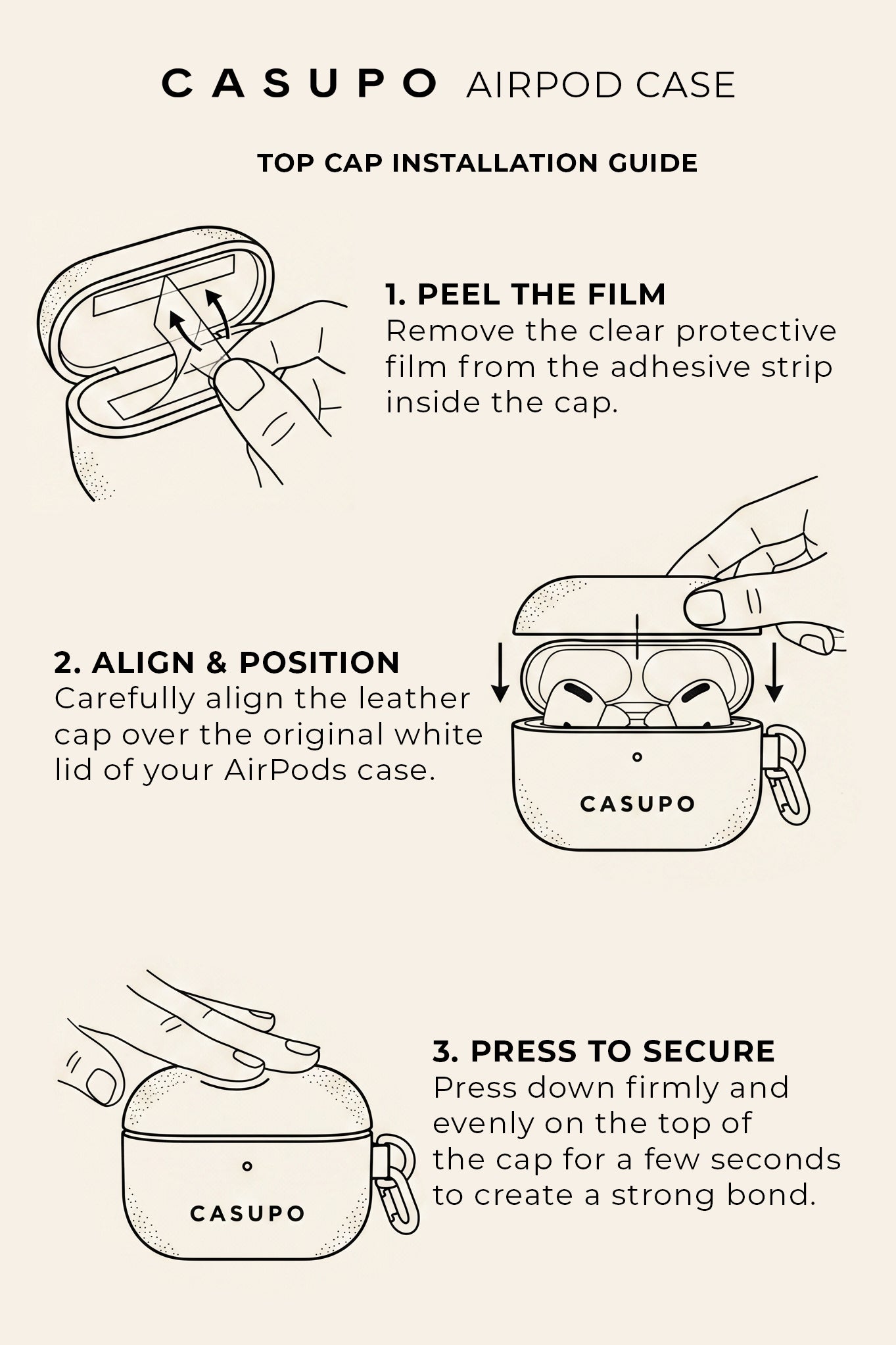 Leather Airpod Case - Cobalt