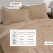 100% Cotton Honeycomb Waffle Duvet Set - Mattea Collection