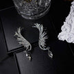 Fly-High Angel Wings Crystal Earrings