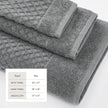 Cotton Diamond Waffle Weave Bath Towel Set - Grayson Collection