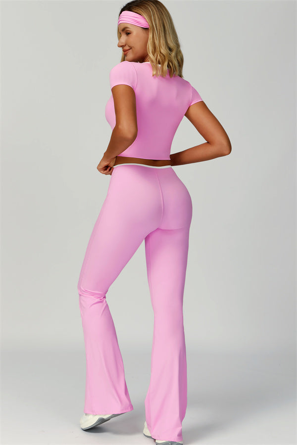 The Skyline Flared Tie Leggings