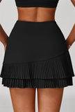 The Lavish Cut-out Crop Top Tennis Skirt 2-Piece Set