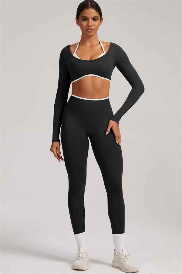 The Elevate New Long Sleeve Crop top