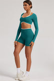 The Elevate Long Sleeve Crop top