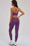 The Kinetic Cross Back Sports Bra Leggings 2-Piece Set