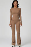 The Oasis Long Sleeve T-shirt Flared Leggings 2-Piece Set