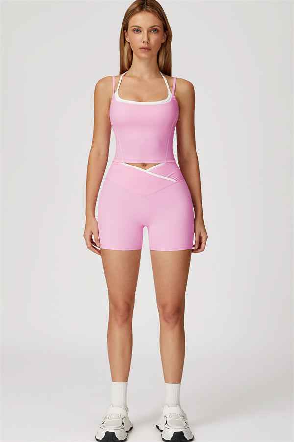 The Radiant Crop Top Shorts 2-Piece Set