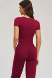The Sizzle T-shirt Flared Leggings 2-Piece Set