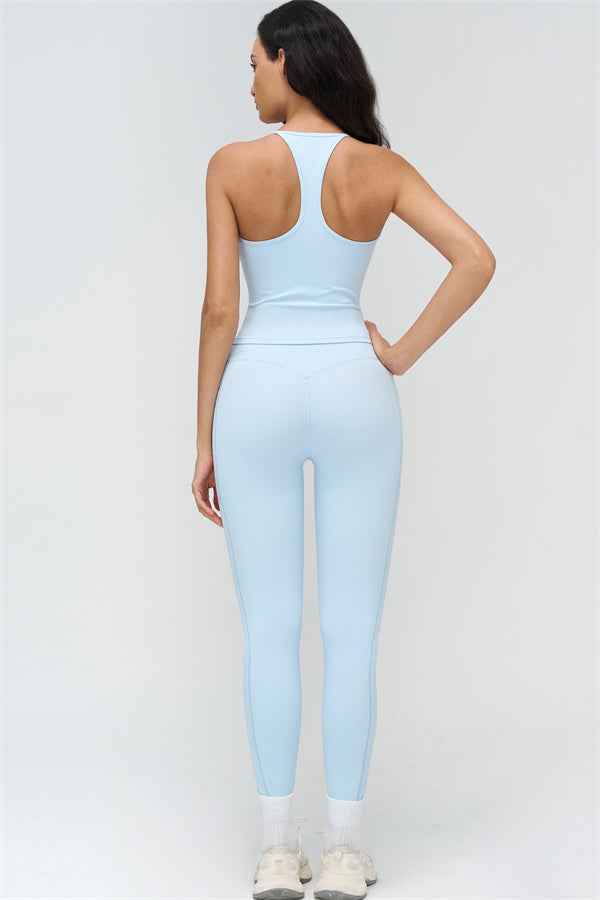 The BoldFit Crop Top Leggings 2-Piece Set