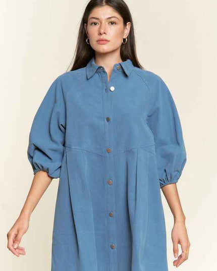 Athena Denim Dress - Pikemla