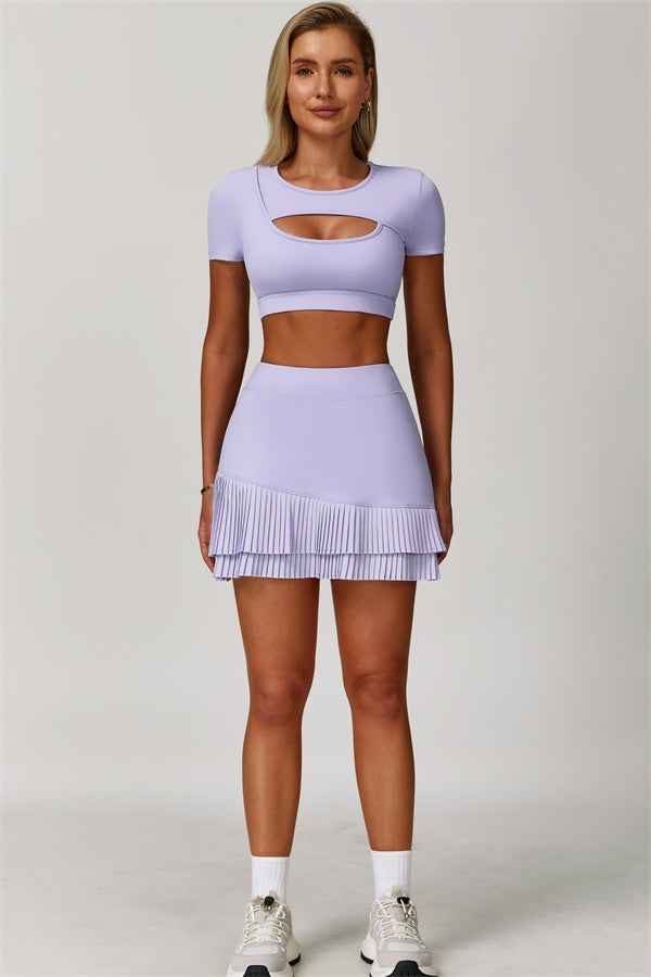 The Lavish Cut-out Crop Top