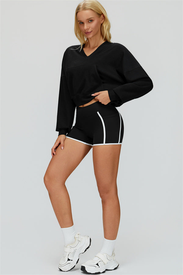 The Whisper V-Neck Hoodie
