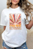 Sunrise You Are Enough Comfort Colors Graphic Tee - Pikemla