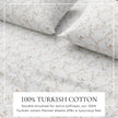 Turkish Cotton Flannel Sheet Set - Winter Floral Collection