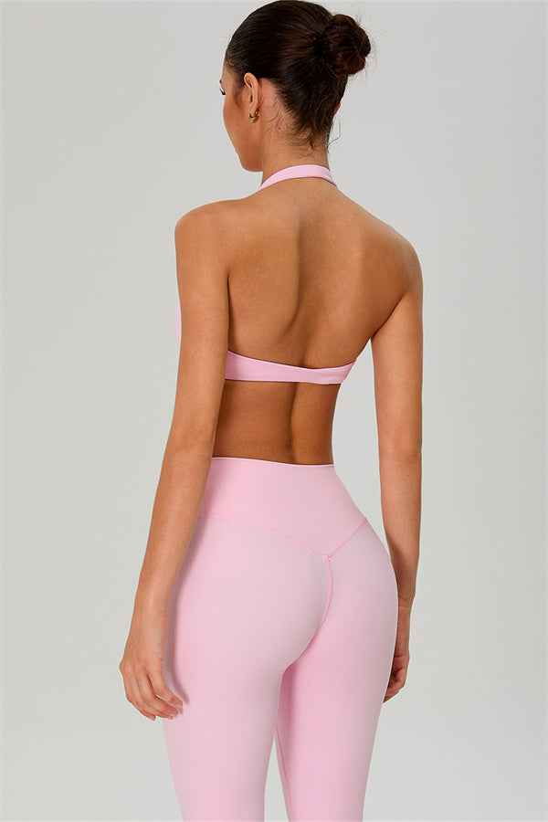 The Solid Sports Bra Leggings 2-Piece Set