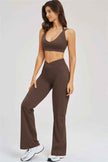 The Sizzle Sports Bra Flared Leggings 2-Piece Set
