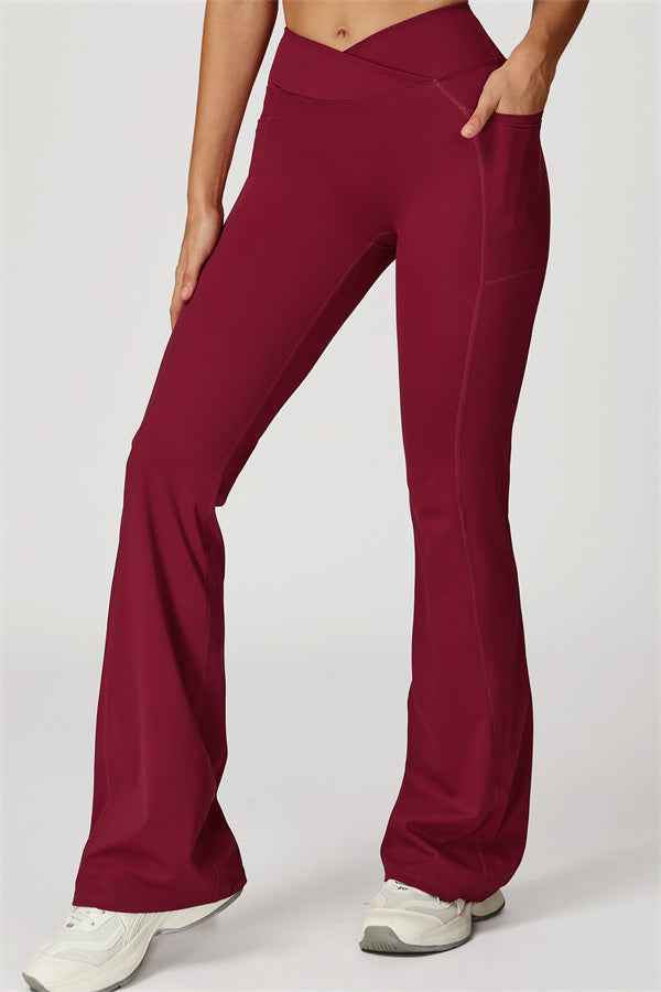 The Propel Crop Top Flared Leggings 2-Piece Set