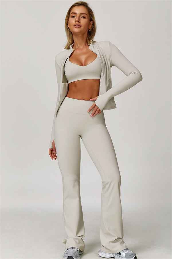 The Refresh Jacket Flared Leggings 2-Piece Set