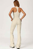 The Glacier Crop Tank Flared Leggings 2-Piece Set