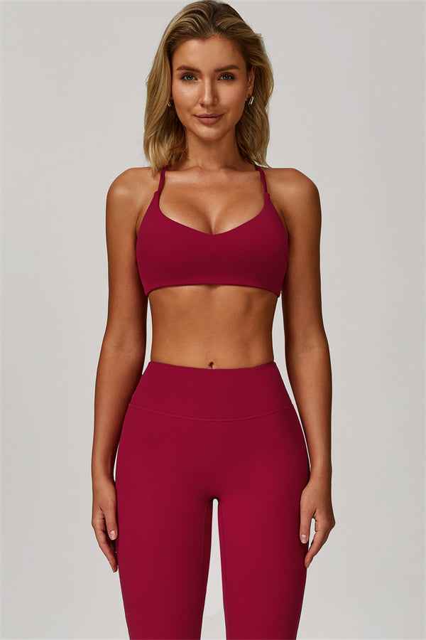 The Refresh Sports Bra Flared Leggings 2-Piece Set