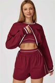 The Amara Sweatshirt Lounge Shorts 2-Piece Set