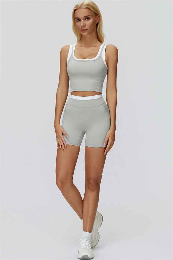 The Canyon Crop Tank Shorts 2-Piece Set
