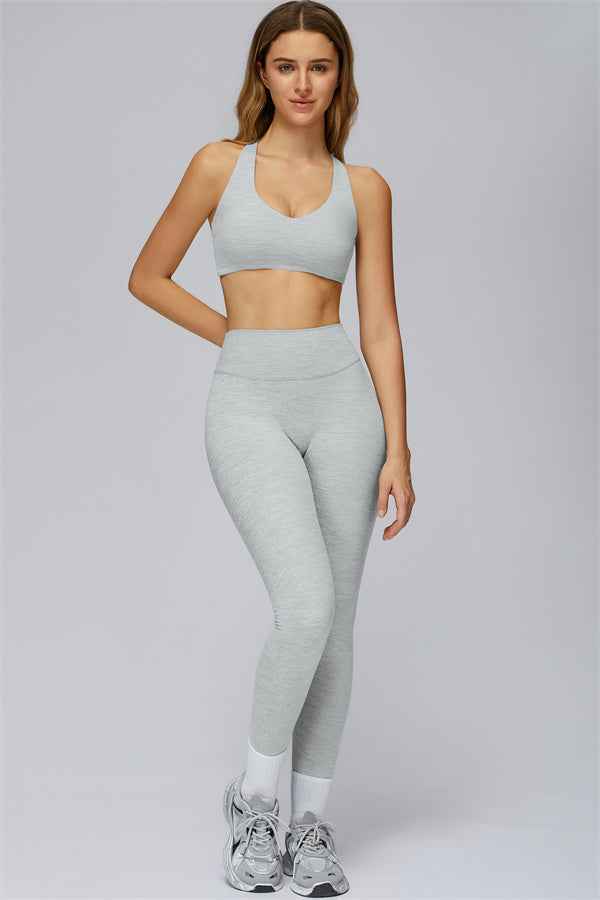 The Radiance Racerback Sports Bra Leggings 2-Piece Set