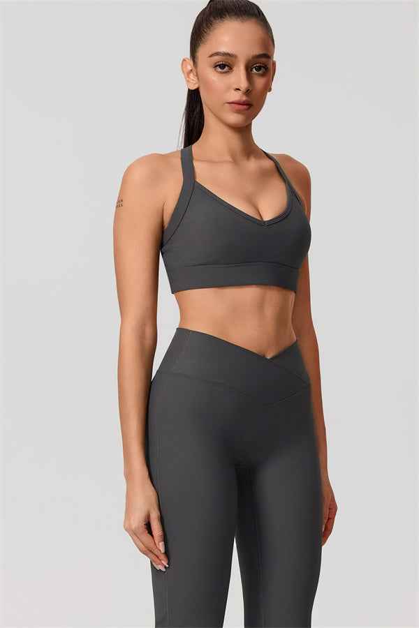 The Daze Sports Bra Flared Leggings 2-Piece Set
