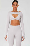The Ember Sports Bra Crop Top Leggings 3-Piece Set