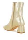Kaira Metallic Accent Heel High Ankle Boots